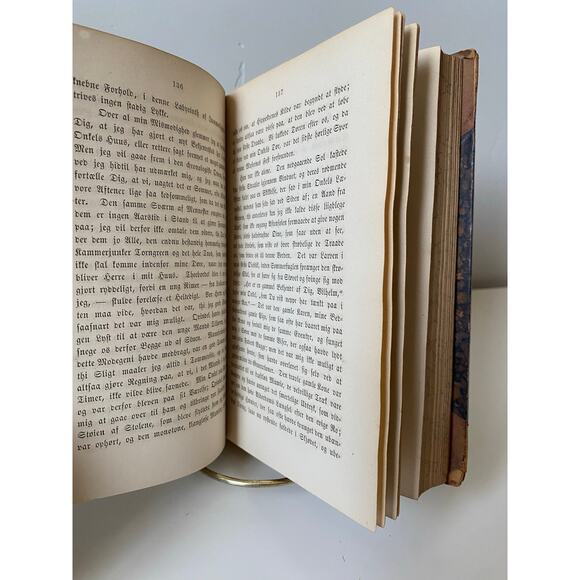 1869 Antique I-II Samlede Skrifter by Carl Bernhard Hardcover Danish Book - Picture 12 of 12